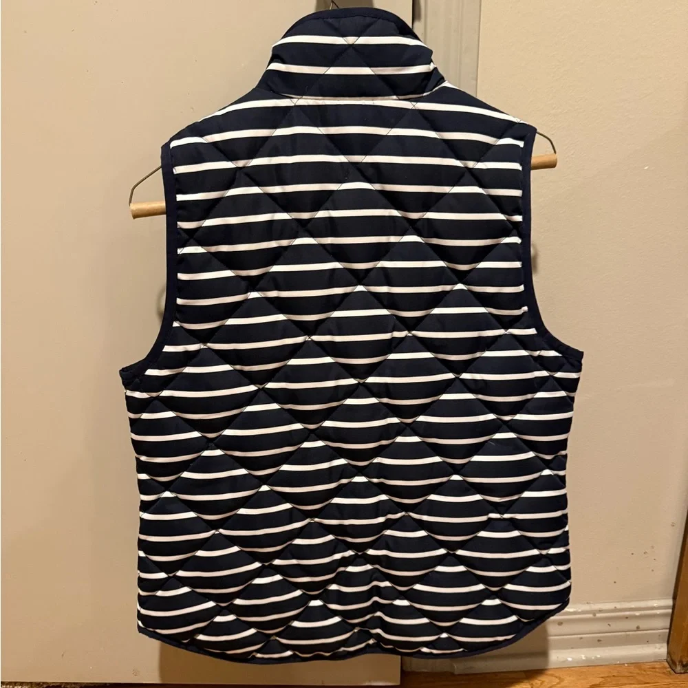 J. Crew Navy and White Striped Vest - Picture 2 of 3